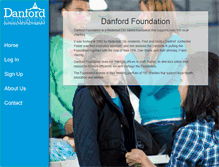 Tablet Screenshot of danfordfoundation.org